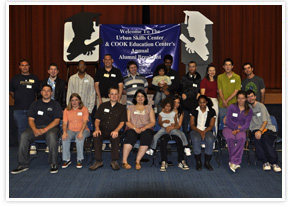2010-SpEd-Alumni-web COOK Education Center and Urban Skills Center alumni sit for a commemorative photo at the 5th Annual Alumni Breakfast.